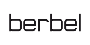 Logo von Berbel in weiß.