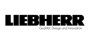 Logo von Liebherr in schwarz.