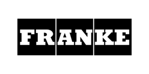 Logo von Franke in schwarz.